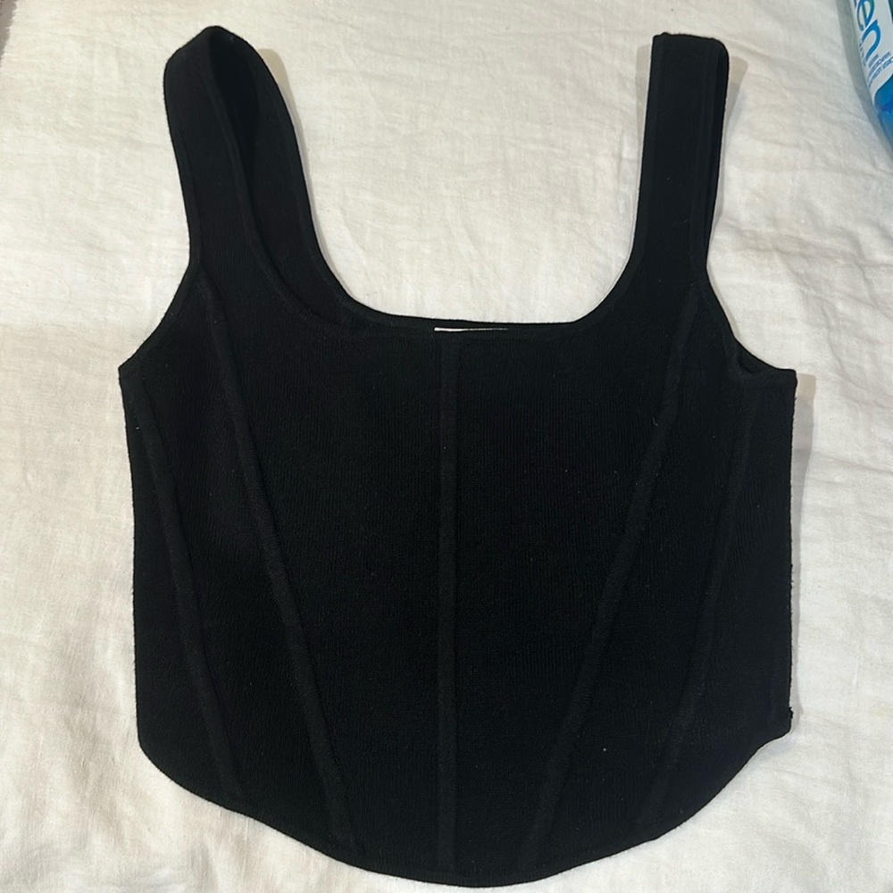 Aritzia Sculpt Knit Bustier Tank